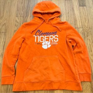 90s Orange and Purple Clemson Tigers National Championship NCAA Hoodie Size M